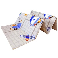 Tapis d'éveil pliable pour bébé, tapis d'éveil épaissi, inodore, lavable, en mousse pour la maison avec logo herbe, vente en gros
