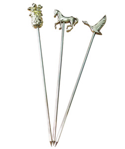 Acero inoxidable reutilizable oro plata cobre Martini guarnición <span class=keywords><strong>pinchos</strong></span> cóctel palillos fruta cóctel palitos <span class=keywords><strong>para</strong></span> <span class=keywords><strong>bar</strong></span> - Product Image 4