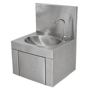 На заказ Wandwaschbecken Edelstahl из нержавеющей стали, настенная раковина для мытья рук с коленом, хирургические раковины - Product Image 5