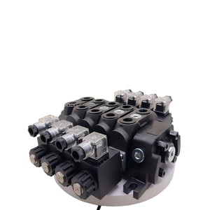 Vanne de commande directionnelle hydraulique sectionnelle à double effet à 4 bobines DCV6060L/min, marque Huamao, origine Shandong, garantie 6 mois - Product Image 1