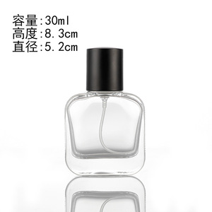 ขวดน้ำหอมทรงแบนสี่เหลี่ยมแบบกดพกพา รุ่นใหม่ ระดับไฮเอนด์ ขนาด 30 มล. 50 มล. 100 มล. ลายหนังจระเข้ พร้อมหัวฉีดแบบ Bayonet - Product Image 2