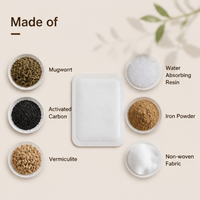 Patch chauffant pour les pieds à la moxibustion, pour les pieds froids, pour réchauffer les orteils, soin des pieds à base de plantes de médecine chinoise, pour les employés de bureau, les conducteurs, les personnes âgées