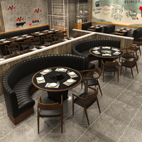 Mobilier de chaises et de table de restaurant Hotpot sur le thème d'un hôtel personnalisé