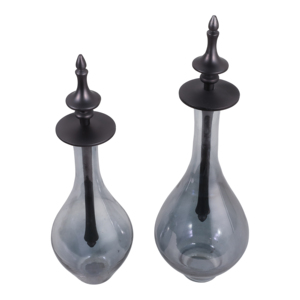 Set di Vasi Decorativi in Vetro, Vaso Alto per Fiori, Elemento d'Arredo Moderno per Soggiorno e Camera da Letto - Product Image 6