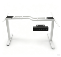 Table de bureau électrique à hauteur réglable à prix avantageux, avec cadre vertical élévateur, ergonomique et à mémoire de forme