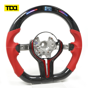 พวงมาลัยคาร์บอนไฟเบอร์แท้ TDD พร้อมไฟ LED สำหรับรถ BMW ซีรีส์ F - Product Image 3