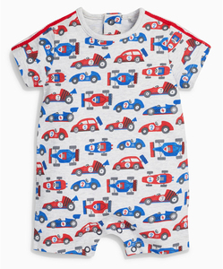 Combinaison pour bébé garçon nouveau-né, style sportif, imprimé personnalisé, coton biologique, vêtements joyeux - Product Image 2