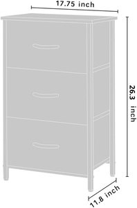 Tour <span class=keywords><strong>de</strong></span> <span class=keywords><strong>rangement</strong></span> familiale 3 tiroirs table <span class=keywords><strong>de</strong></span> nuit salon - Product Image 4