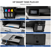 95 Baru untuk HP Smart Tank Plus 651 538 Wireless Ink Tank A4 Printer All in One Mesin Pencetak Inkjet Warna, Mesin Fotokopi, Mesin Pemindai