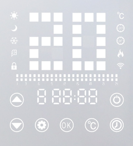 Panel calefactor eléctrico de vidrio para el hogar, panel calefactor inteligente con wifi, montado en la pared, Ahorrador de energía, para invierno - Product Image 4