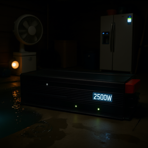 Sistema de Almacenamiento de Energía Doméstico con Bomba Sumergible de Respaldo 2500W 48V Híbrido Montado en Pared para Suministro Continuo de Energía en Caso de Corte de Emergencia - Product Image 2