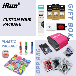 <span class=keywords><strong>IRun</strong></span>-cordón semicircular elástico con logotipo de cápsula impresa personalizada, cordón sin cordones con hebilla de Metal, embalaje personalizado - Product Image 5