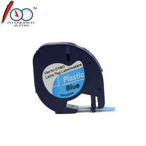 LT 16952 16951 12267 12268 cinta de etiquetas de plástico 12mm * 4m negro sobre transparente Compatible con impresoras <span class=keywords><strong>DYMO</strong></span> <span class=keywords><strong>Letratag</strong></span> 100T - Product Image 6