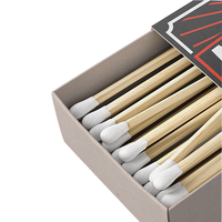 Kotak Korek Api Kertas Seni Logo Kustom Kotak Korek Api dengan Keamanan Kayu Harga Murah