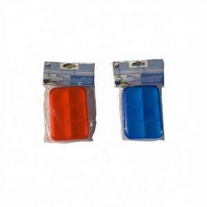 Mnj Pillbox Red And Blue Mixed Packaging 24Pcs For Medicine Storage - Product Image 1