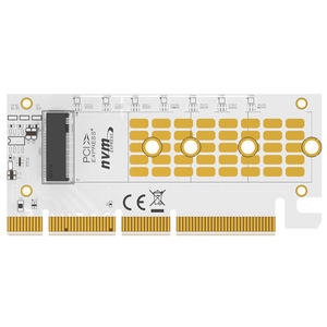 MAIWO <span class=keywords><strong>M</strong></span> Key NVMe <span class=keywords><strong>M</strong></span>.<span class=keywords><strong>2</strong></span> SSD เป็นการ์ดแปลง PCIe X16X8X4สำหรับคอมพิวเตอร์ - Product Image 2