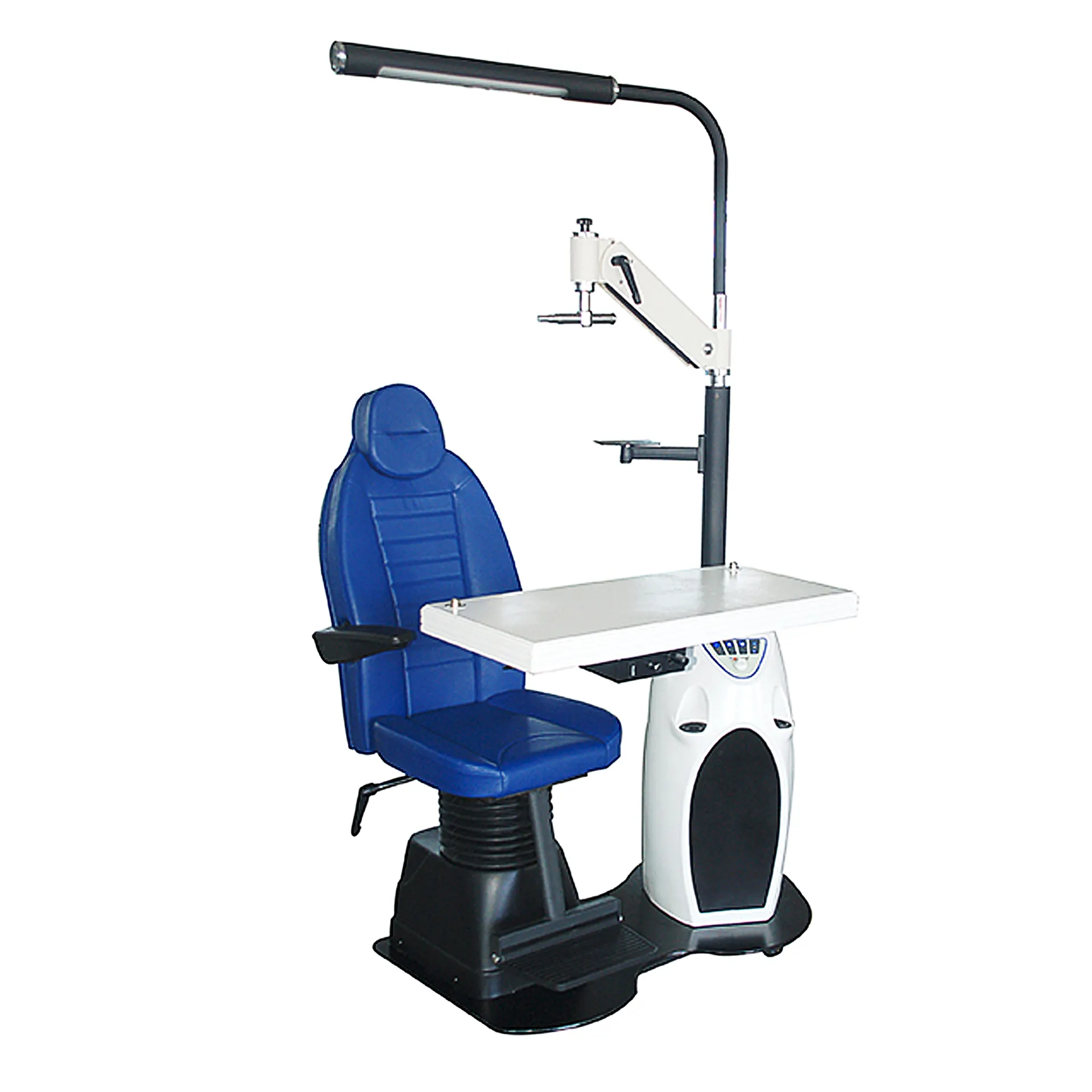 La table combinée ophtalmique/optométrie CT-150 la capacité unique de contrôler toute la salle d'examen