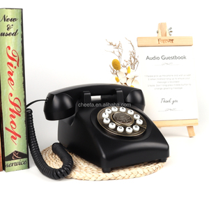 <span class=keywords><strong>Teléfono</strong></span> <span class=keywords><strong>Fijo</strong></span> <span class=keywords><strong>de</strong></span> Estilo Antiguo con Botones, <span class=keywords><strong>Teléfono</strong></span> Clásico con Grabación <span class=keywords><strong>de</strong></span> <span class=keywords><strong>Voz</strong></span>, <span class=keywords><strong>Teléfono</strong></span> <span class=keywords><strong>para</strong></span> Libro <span class=keywords><strong>de</strong></span> Visitas <span class=keywords><strong>de</strong></span> Boda - Product Image 5
