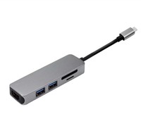 Adaptor VGA HD Chip AG9320 2K 4K 30 60 HZ Dongle USB-C ke HD VGA Adaptor USB C Hub Konverter USB C ke HD VGA Adaptor