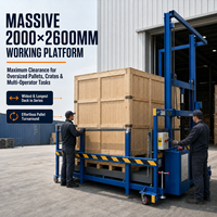 Plateforme de chargement mobile robuste à pont large 2000x2600mm 3 tonnes pour camions et conteneurs