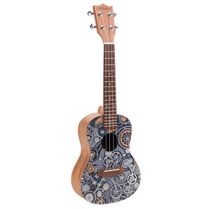 Ukulélé Concert Acajou 23 pouces avec <span class=keywords><strong>dessin</strong></span> à la machine imprimé pour débutants adultes professionnel quatre cordes - Product Image 1