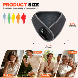 <span class=keywords><strong>Chauffe</strong></span>-mains et -pieds à chaleur vibrante infrarouge, physiothérapie, contrôleur sans fil, masseur de cou et d'épaules, compresse chaude, massage cervical - Product Image 6