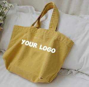 Sac fourre-tout en toile de coton robuste avec logo imprimé personnalisé, écologique, réutilisable, sac de courses en toile de coton pour cadeau d'anniversaire - Product Image 4