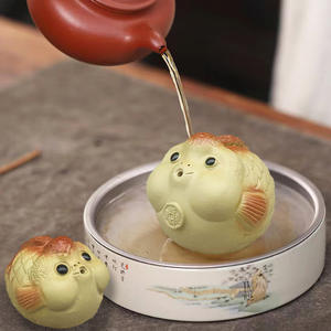 Chất lượng cao thân thiện với môi trà Pet Bong Bóng Cá đồ trang trí thủ công nhỏ cá Vàng nhựa điêu khắc - Product Image 1