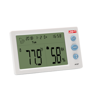 UNI-T A13T เครื่องวัดอุณหภูมิและความชื้นแบบดิจิตอล - Product Image 2