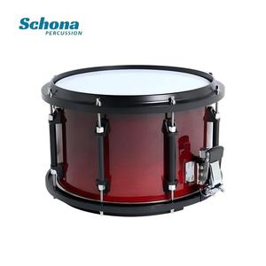Tambour de batterie en bouleau avec finition vernie, pour enfants, pour fanfare, de différentes tailles, avec cadre arrière - Product Image 2
