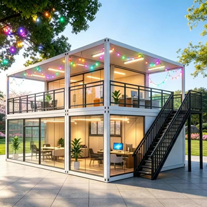 Casa Contenedor Prefabricada Moderna Personalizable, Villa Móvil y <span class=keywords><strong>Oficina</strong></span> Modular para Dormitorio en Obras <span class=keywords><strong>de</strong></span> Construcción - Product Image 1