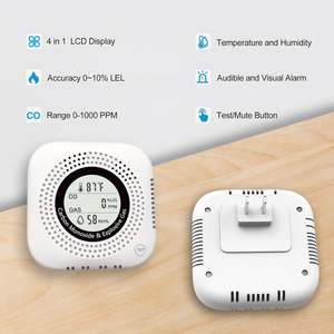 Detector de Gas Inalámbrico Inteligente con Alertas Remotas por Aplicación, Monitor 4 en 1 de CO, Temperatura y Humedad para Hogar, Cocina y Autocaravana - Product Image 3