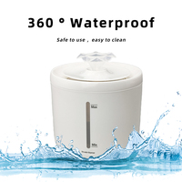 Source d'eau électrique de sécurité personnalisable en usine Fontaine d'eau automatique pour animaux de compagnie avec avertissement de manque d'eau