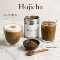 Hojicha en feuilles 250g 500g Thé vert torréfié Vente en gros Prix direct usine En stock Faible MOQ Fournisseur en gros