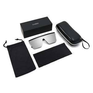 Quá Khổ không có vành người đàn ông thời trang vuông kính mặt trời Gương Cổ Điển Retro Kính nữ kính mát - Product Image 6