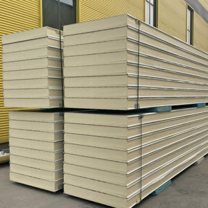 Sette pannelli Sandwich di marca per officine di celle frigorifere ad alta temperatura hotel-nucleo in poliuretano acqua/resistente al fuoco - Product Image 1