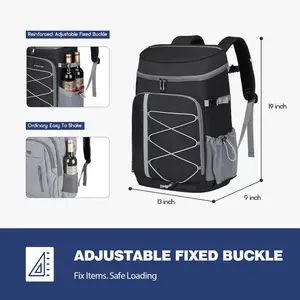 Customized 35 Can Lightweight Leakproof Beach Cooler Backpack Bag Outside Camping Lunch Cooler Bag Cooling Backpack Picnic