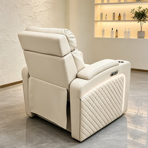 Sillón de Masaje Reclinable Eléctrico de Cuero de Lujo para Salón de Belleza Profesional, Salón de Uñas y Peluquería, <span class=keywords><strong>con</strong></span> Función de <span class=keywords><strong>Spa</strong></span> - Product Image 4