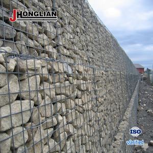 Usines chinoises de fabrication sur mesure de paniers gabions 1*1*2m 0.5*1*1m, grillage en fer, gabions soudés pour clôture en pierre - Product Image 1