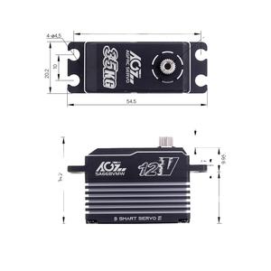Moteur numérique de voyage 180° SA66BVMW 66g 0,073s Vitesse rapide Étanche IP67 Sans balais Profil bas 3S 12V Métal intelligent - Product Image 5