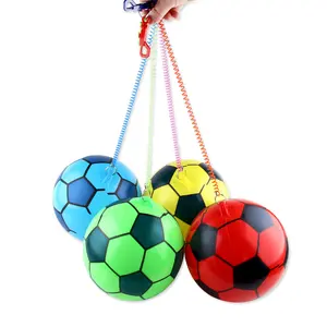 Красочный новый дизайн, дешевая игрушка из ПВХ с логотипом на заказ, надувные мячи для футбола, игрушечный мяч для детей дошкольного возраста