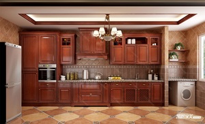 引き出し式引き出し式オーガナイザー付きモダンなキッチンキャビネットを組み立てる準備ができていますエクストラロングハンドルシンク & ヒンジアクセサリーブラック - Product Image 3