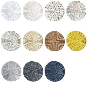 Factory-Direct Stock Household Heat-Resistant Anti-Scald Kitchen Table Mats Coasters Circle Shape Japanese - Product Image 5