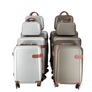 Ensemble de valises de voyage, durable et léger, en ABS et PC, ensemble de 6 pièces, style minimaliste, sac à bagages - Product Image 6