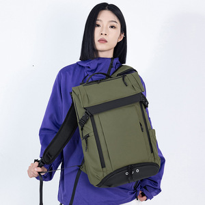 Men's Casual Multi-Purpose Urban Business <b>Backpack</b> <b>Large</b> Capacity Laptop Bag Waterproof Feature Zipper for Outdoor Travel - Product Image 2