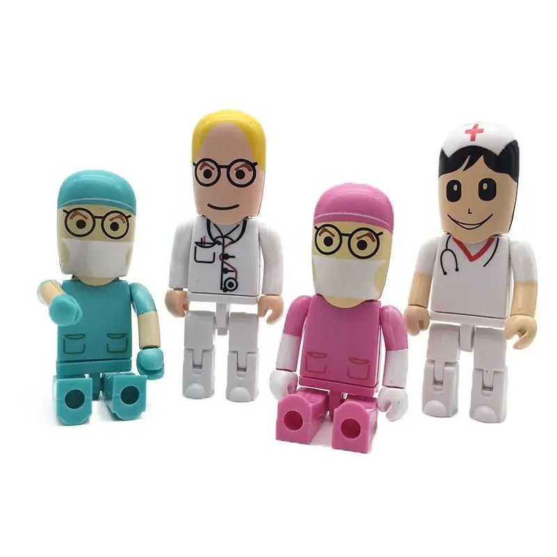 Bezetting Robot Usb Flash Drive 2.0 Graduatie Cadeau 8Gb 16Gb 32Gb 64Gb Arts Thumb Drive Nurse Memory Stick Sportman Pendrive