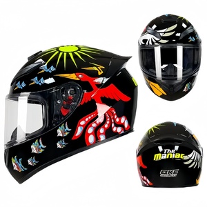 Casco de motocicleta de cara completa con carcasa ABS aprobada por CCC, casco Universal para todas las estaciones para hombres - Product Image 5