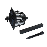 Impermeable IP65 LED Halloween Navidad Jardín Linternas Paisaje Camino Parpadeo Llama Solar Antorcha Luces