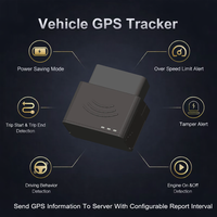 Rastreador GPS OBD2 4G LTE Confiable para Vehículos, Dispositivo de Rastreo en Tiempo Real para Gestión de Flotas y Monitoreo del Comportamiento del Conductor