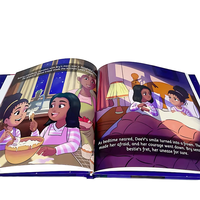 Impresión de Libros de Cuentos Infantiles de Tapa Dura, Libro Educativo Personalizado a Todo Color